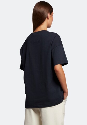 Lyle & Scott Oversized bluse i blå