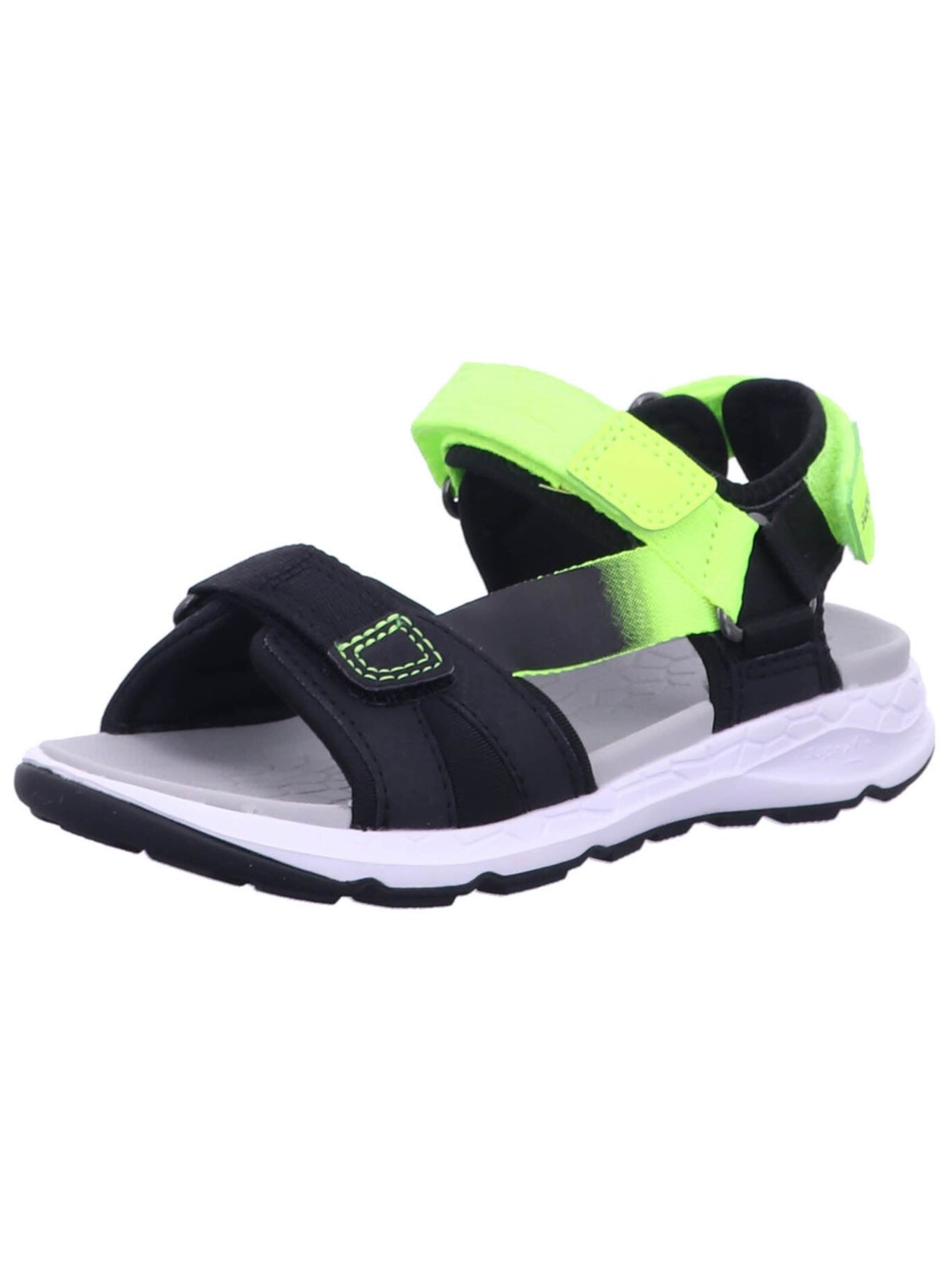 SUPERFIT - Sandalias 'Sandale Jungen 1-000580 0010 Kunststoff (Synthetik) in schwarz' en negro: frente