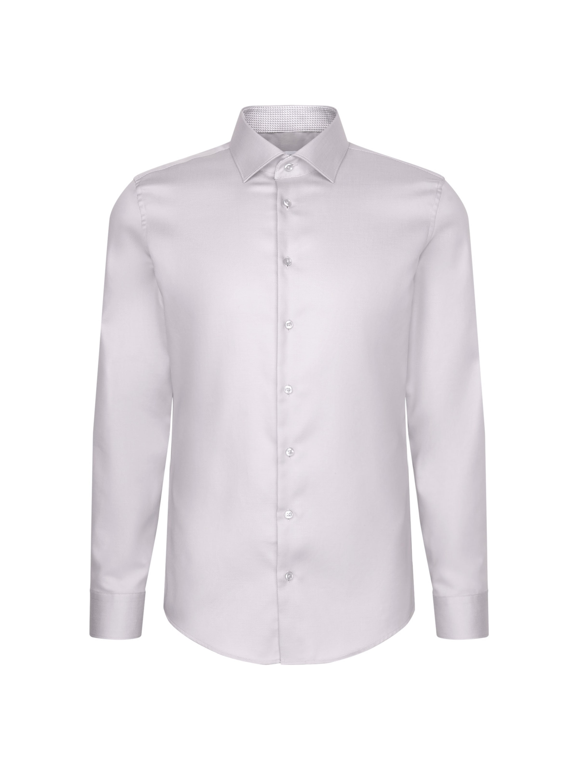 SEIDENSTICKER Slim fit Business shirt in Grey: front