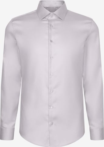 Coupe slim Chemise business SEIDENSTICKER en gris : devant