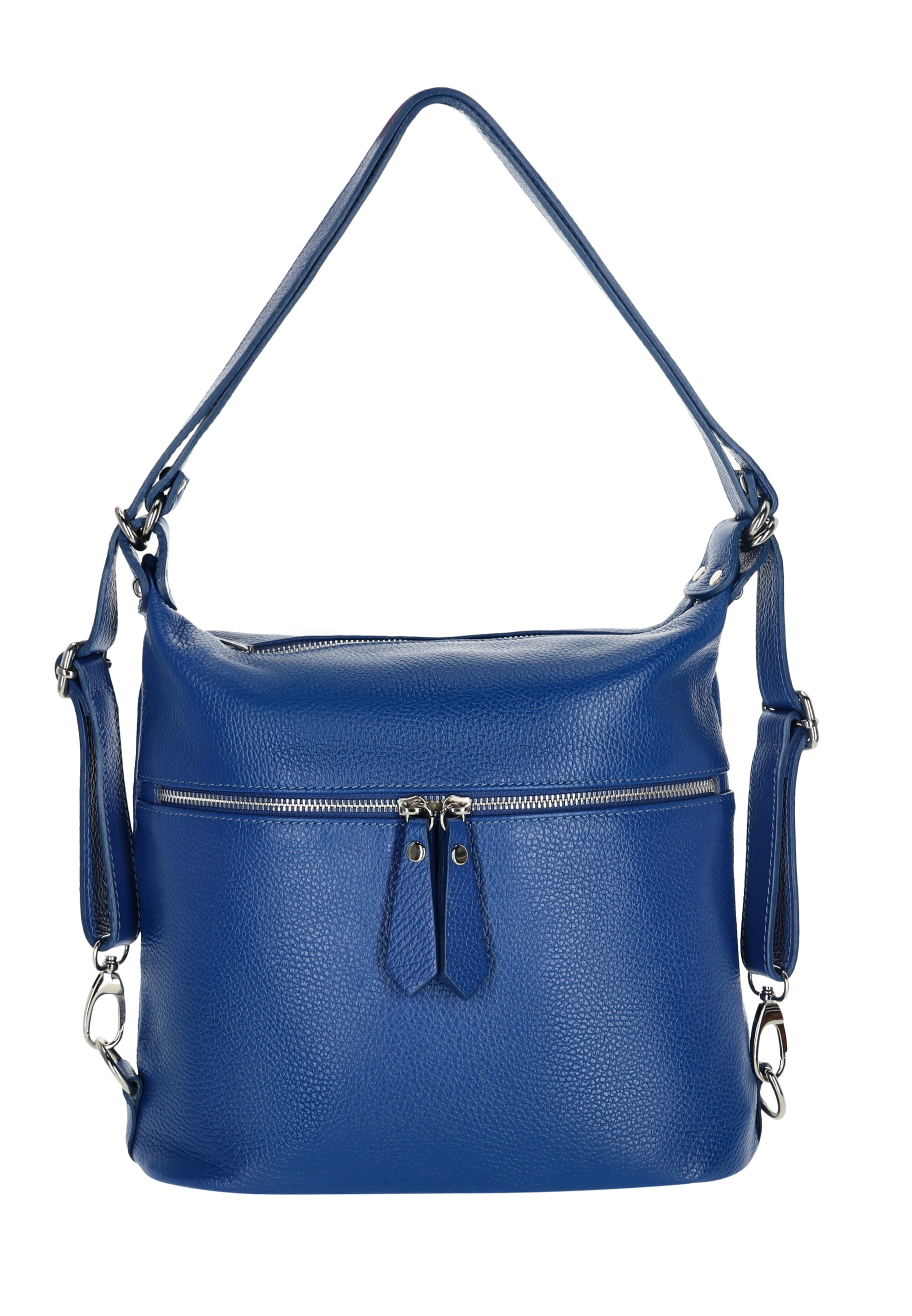 faina - Mala de ombro em azul: frente