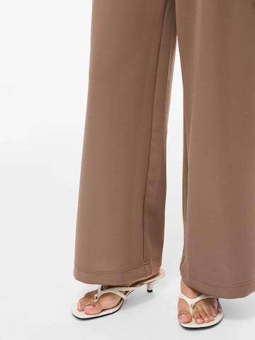 VILA Loose fit Pants 'VILoana' in Brown