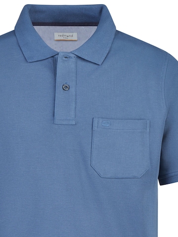 redmond Shirt 'Basic'‌‌‌‌‌‌‌‌ in Blau