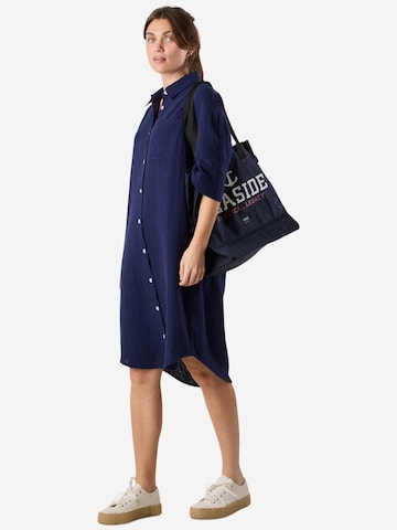 Seaside Shirt Dress in Blue