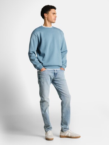 TOM TAILOR DENIM Sweatshirt in Blue