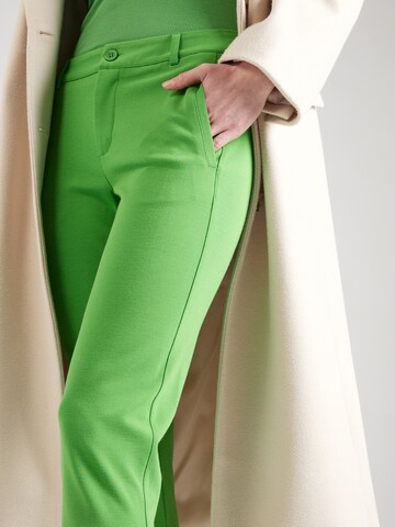 FransaSlimfit Chino hlače 'LANO TESSA' - zelena boja