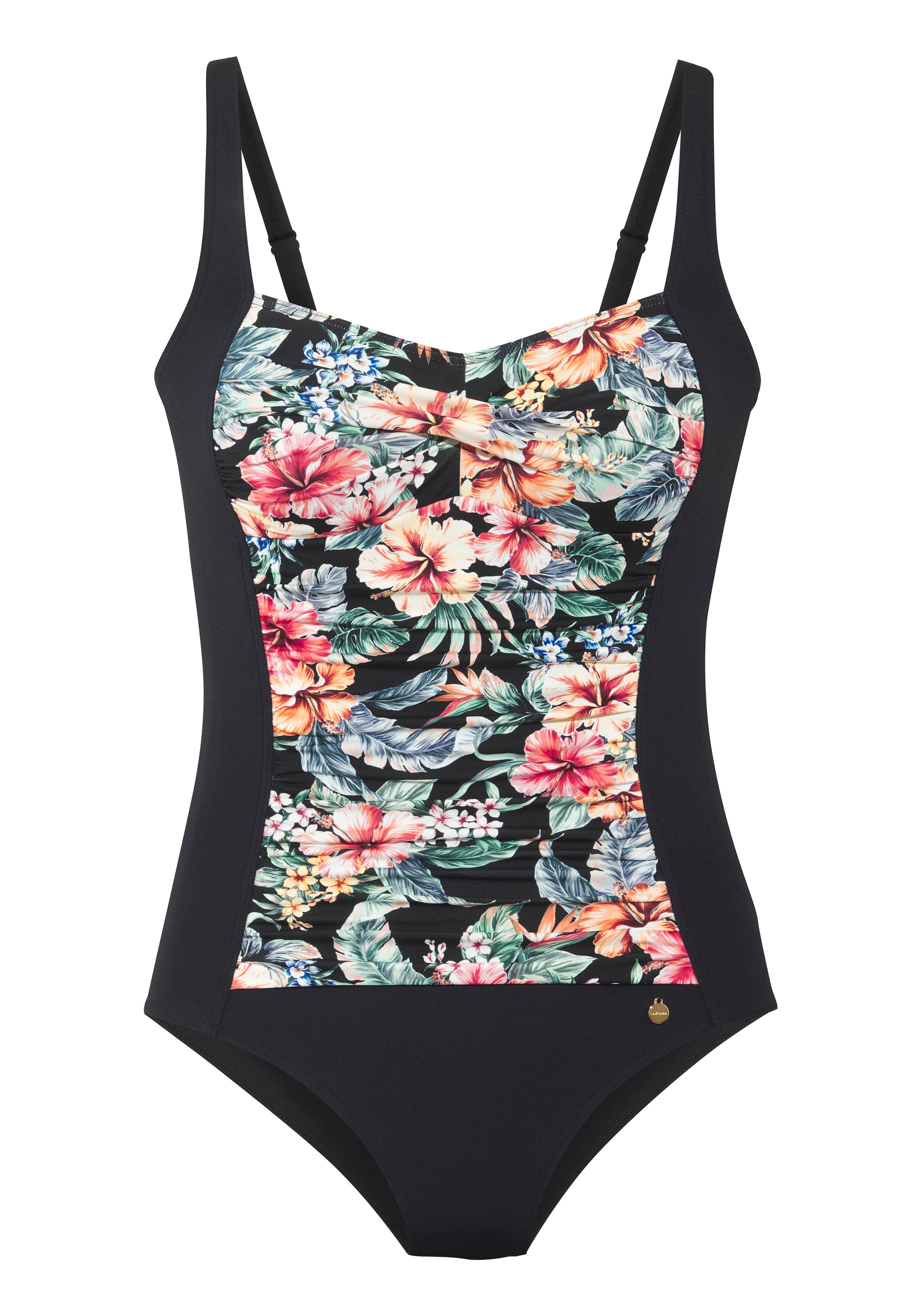 LASCANAJednodijelni kupaći kostim - crna boja: prednji dio