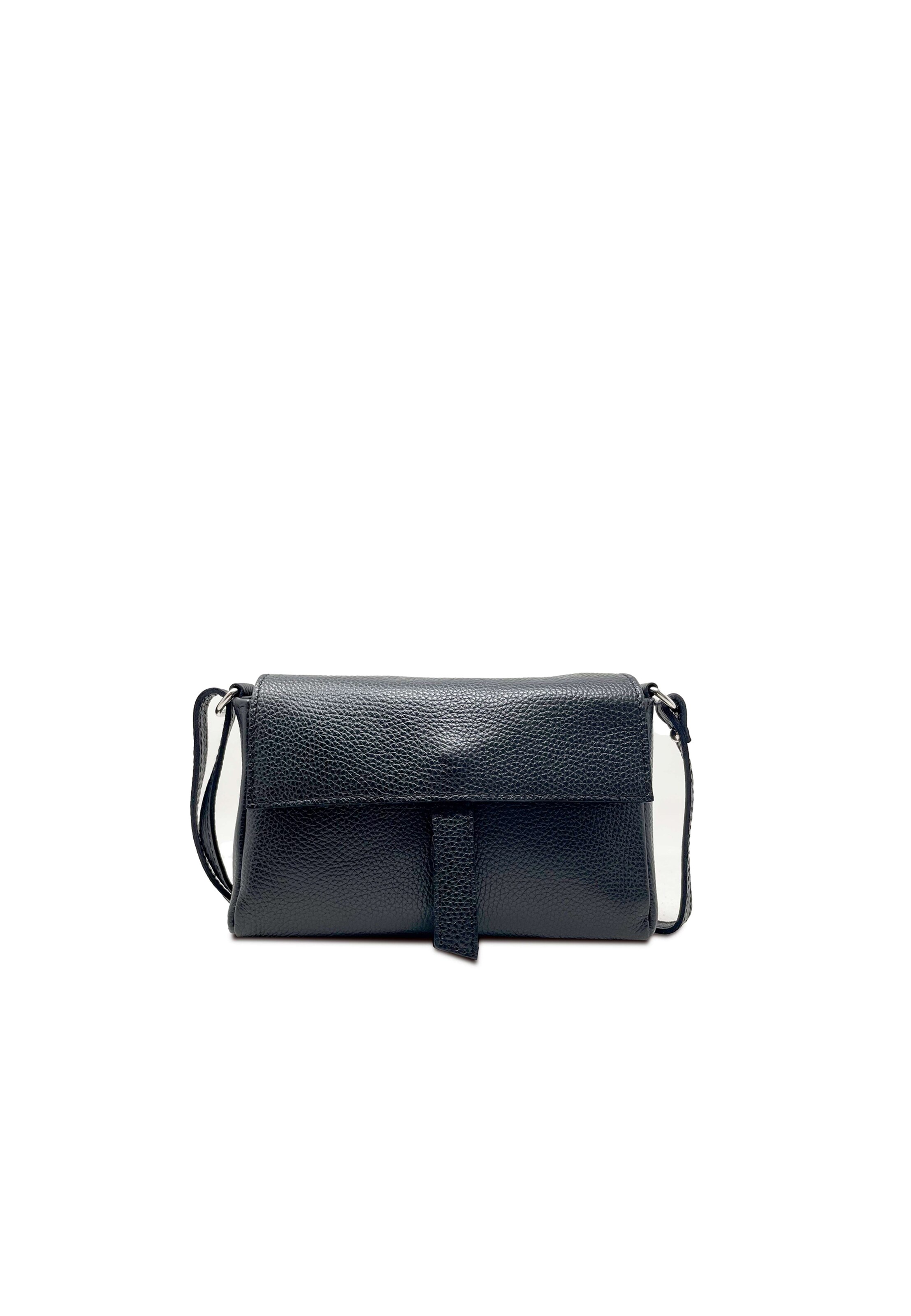 CHICCA BORSE Crossbody Bag in Black: front