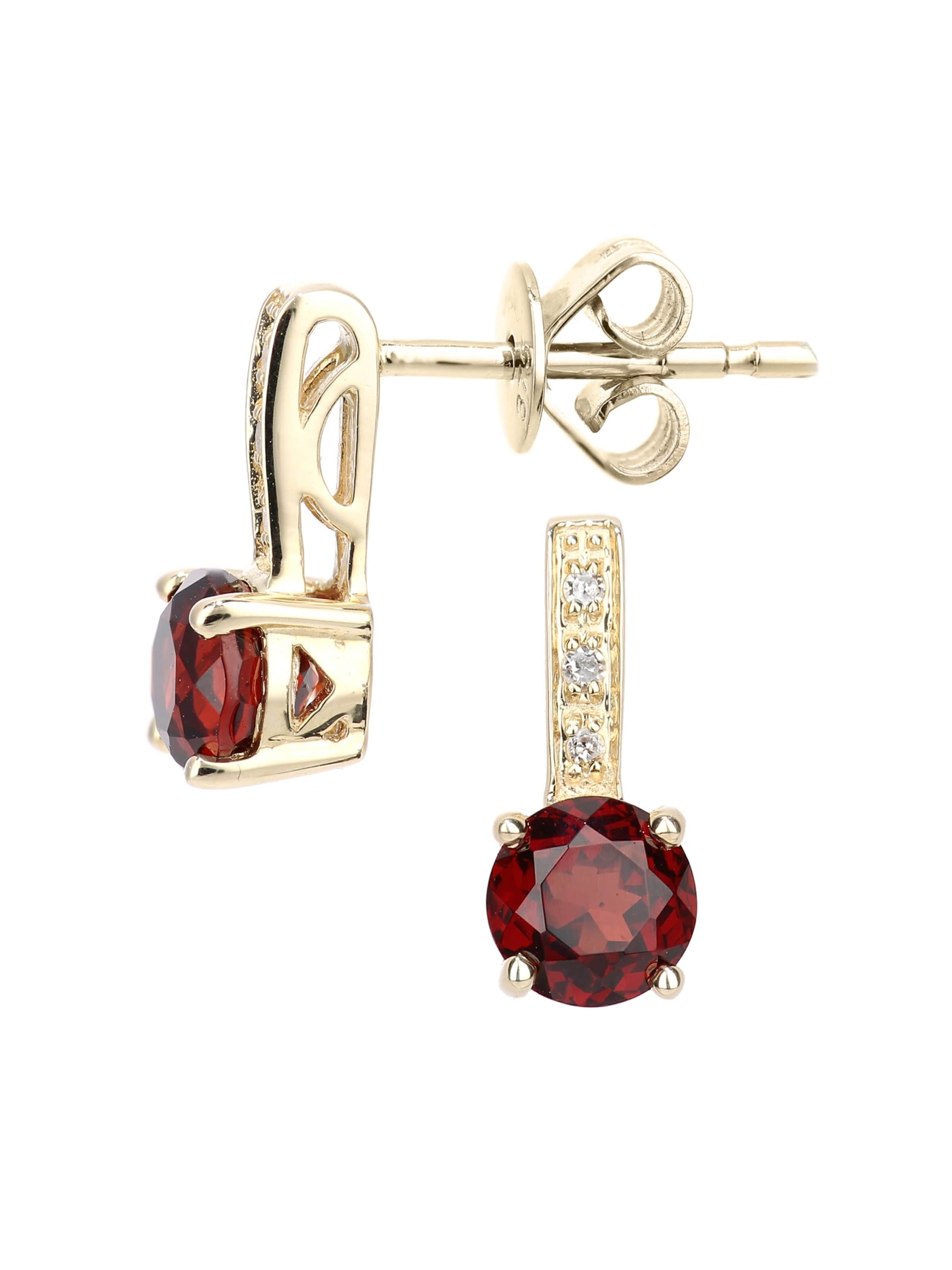 Boucles d'oreilles DIAMANT LETERNEL en or