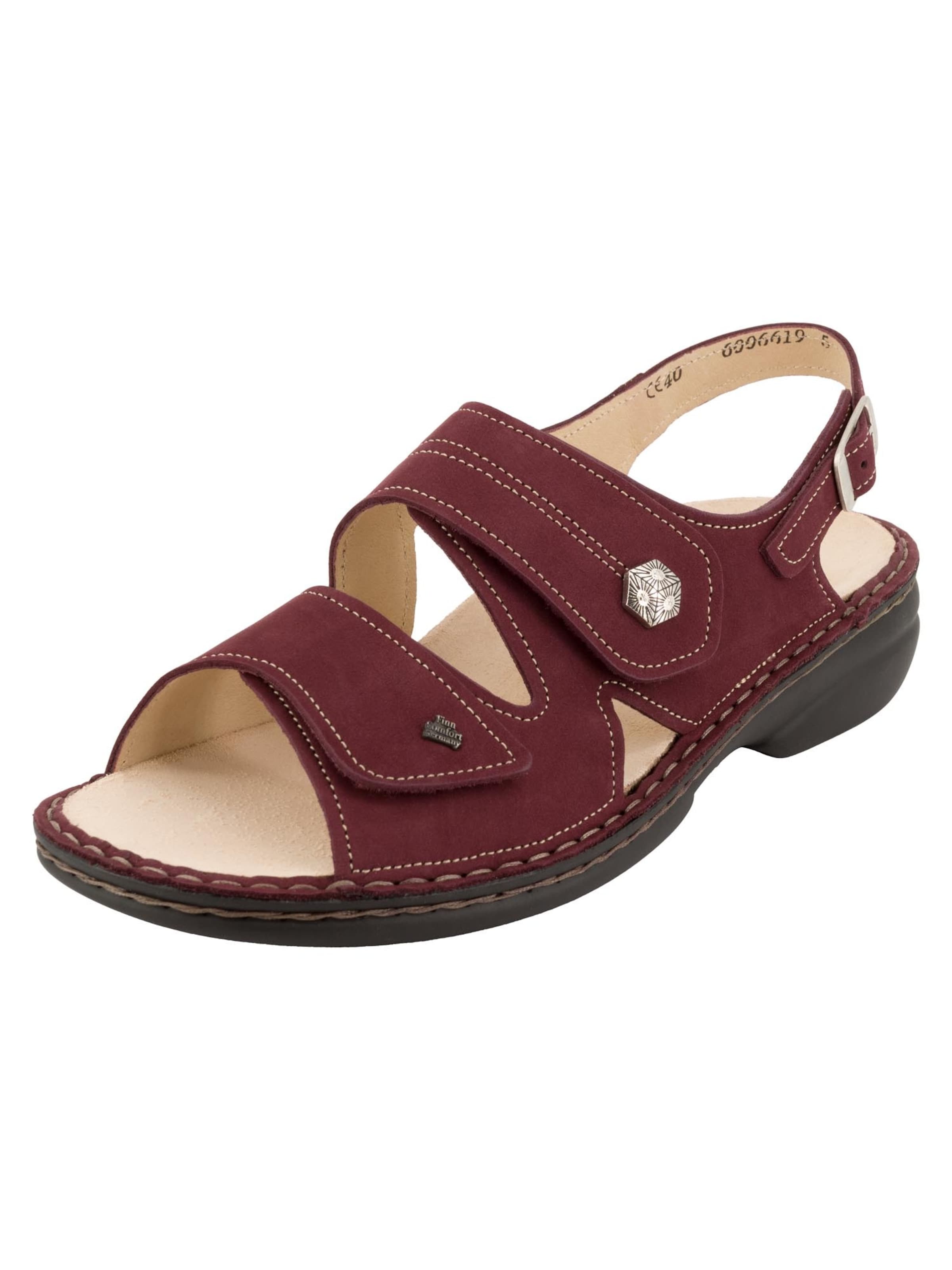 Finn Comfort Sandals 'Milos' in Red: front