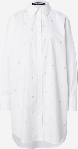 balta Karl Lagerfeld Palaidinė: priekis