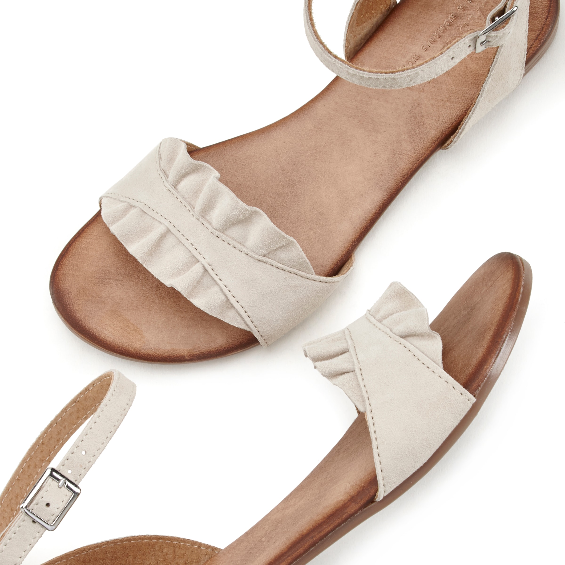 LASCANA Sandaler i beige