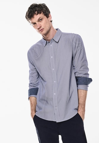 Street One MEN Regular Fit Hemd in Blau
