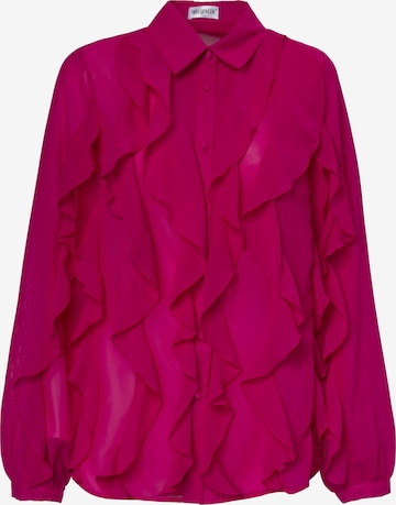 Influencer Blus i rosa: framsida