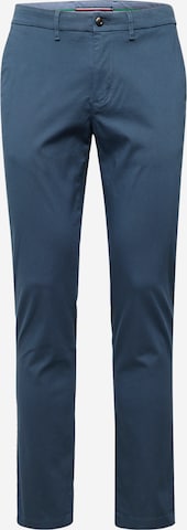 Regular Pantalon chino 'DENTON' TOMMY HILFIGER en bleu : devant