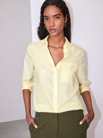 Chemisier Next en jaune : devant