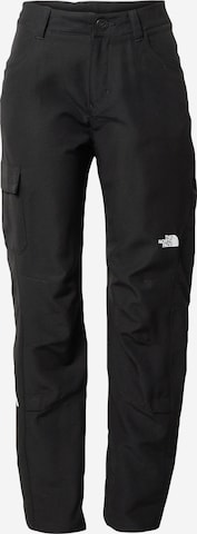 THE NORTH FACE - regular Pantalón de montaña 'HORIZON' en negro: frente