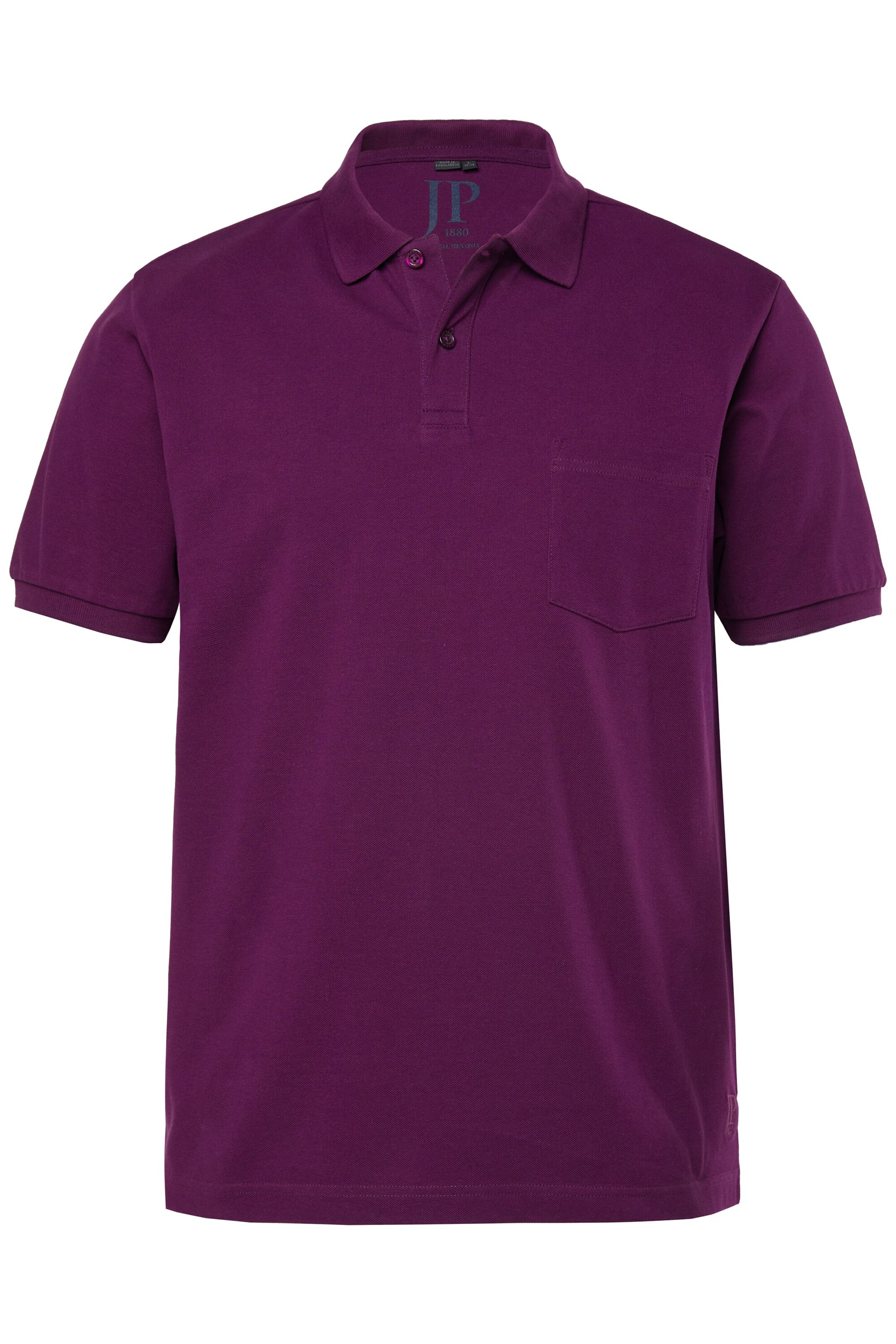 JP1880 Poloshirt in Lila: Vorderseite