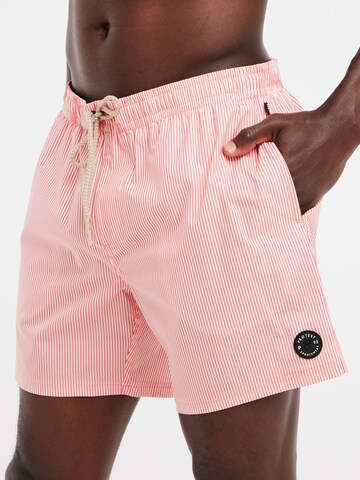 PROTEST Board Shorts 'PRTMANAMA' in Pink