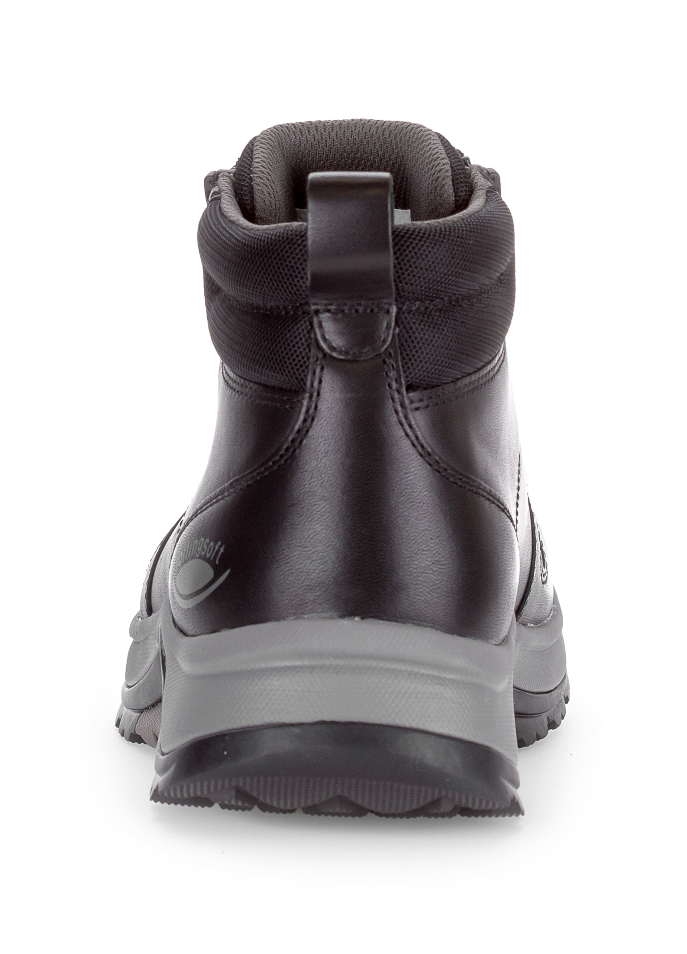 Gabor Rollingsoft Lace-Up Boots in Black