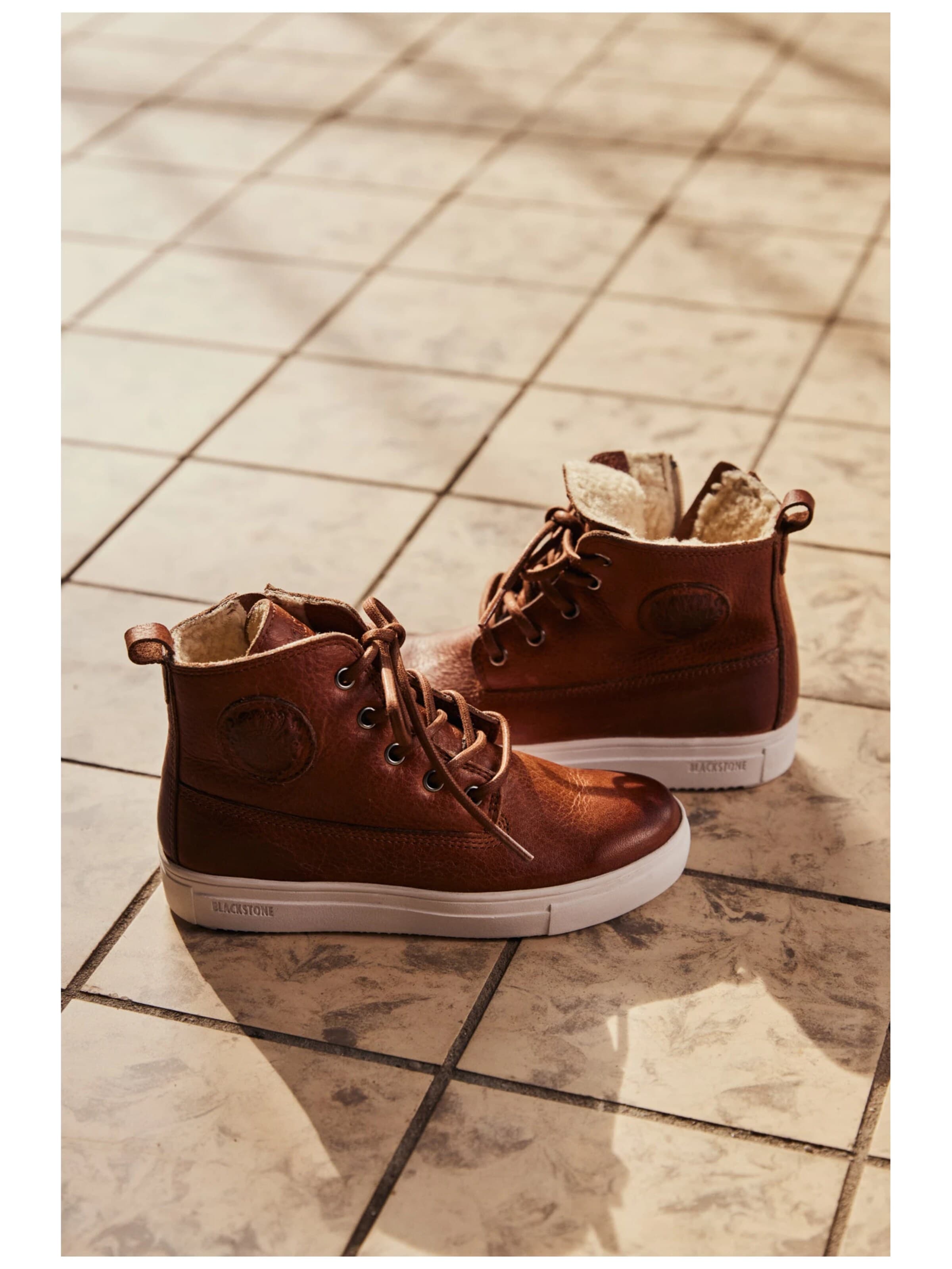 BLACKSTONE Sneaker 'Aspen Pal CK07' i brun