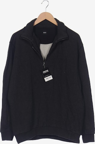 BOSS Sweatshirt & Zip-Up Hoodie in XXL in Grey: front