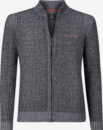 Jan Vanderstorm Knit Cardigan ' Ingraban ' in Grey: front