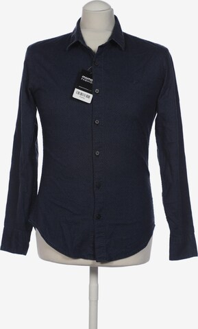 HOLLISTER Button Up Shirt in XS in Blue: front