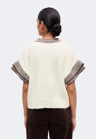 YAS Sweater 'YASTELO' in Beige