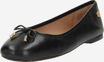 Lauren Ralph Lauren Ballerina 'JAYNA' in Zwart: voorkant