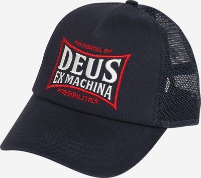 DEUS EX MACHINA Шапка с козирка 'Twinbox' в нейви синьо / червено / бяло, Преглед на продукта