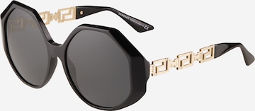 VERSACE Sunglasses in Black: front