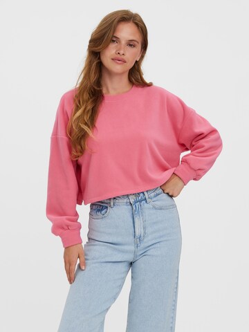 VERO MODASweater majica 'ILSA' - roza boja: prednji dio
