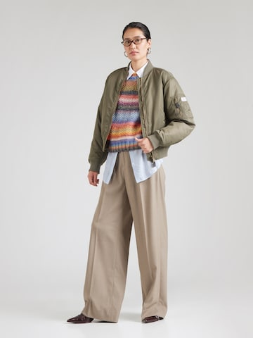 Wide Leg Pantalon à plis 'TAILOR' Cph Muse en beige