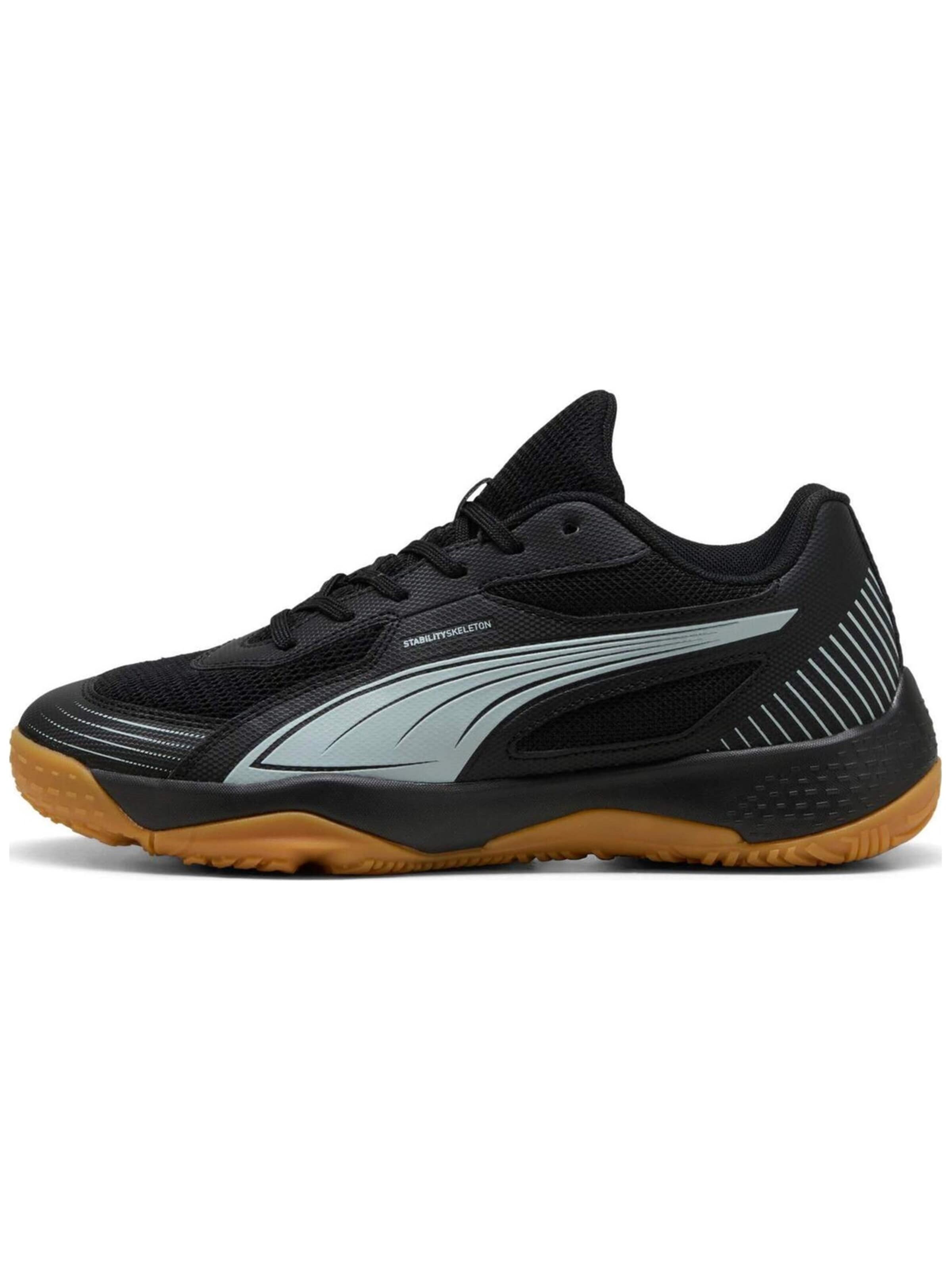 PUMA - Zapatillas de fútbol 'Puma Solarflash III Jr Team' en negro: frente