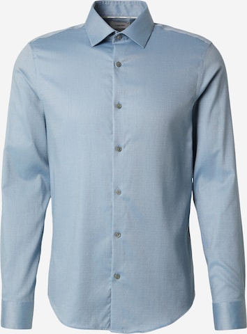 Calvin Klein Slim fit Koszula w kolorze niebieski: przód