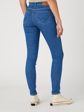 WRANGLER Skinny Jeans 'EYE LOVE YOU' in Blue