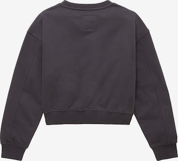 TOM TAILOR Sweatshirt in Grey