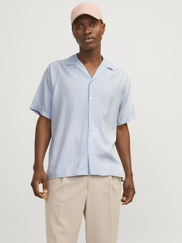 Fit confort Chemise JACK & JONES en bleu : devant