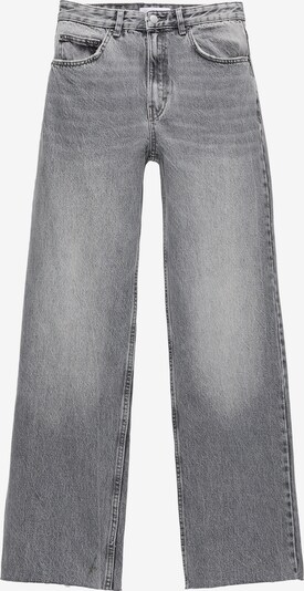 Jeans Pull&Bear pe gri denim / alb murdar, Vizualizare produs