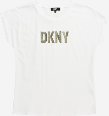 T-Shirt DKNY en blanc : devant