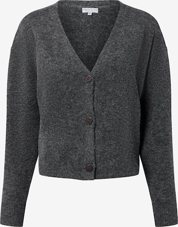Marie Lund Strickjacke in Grau: Vorderseite