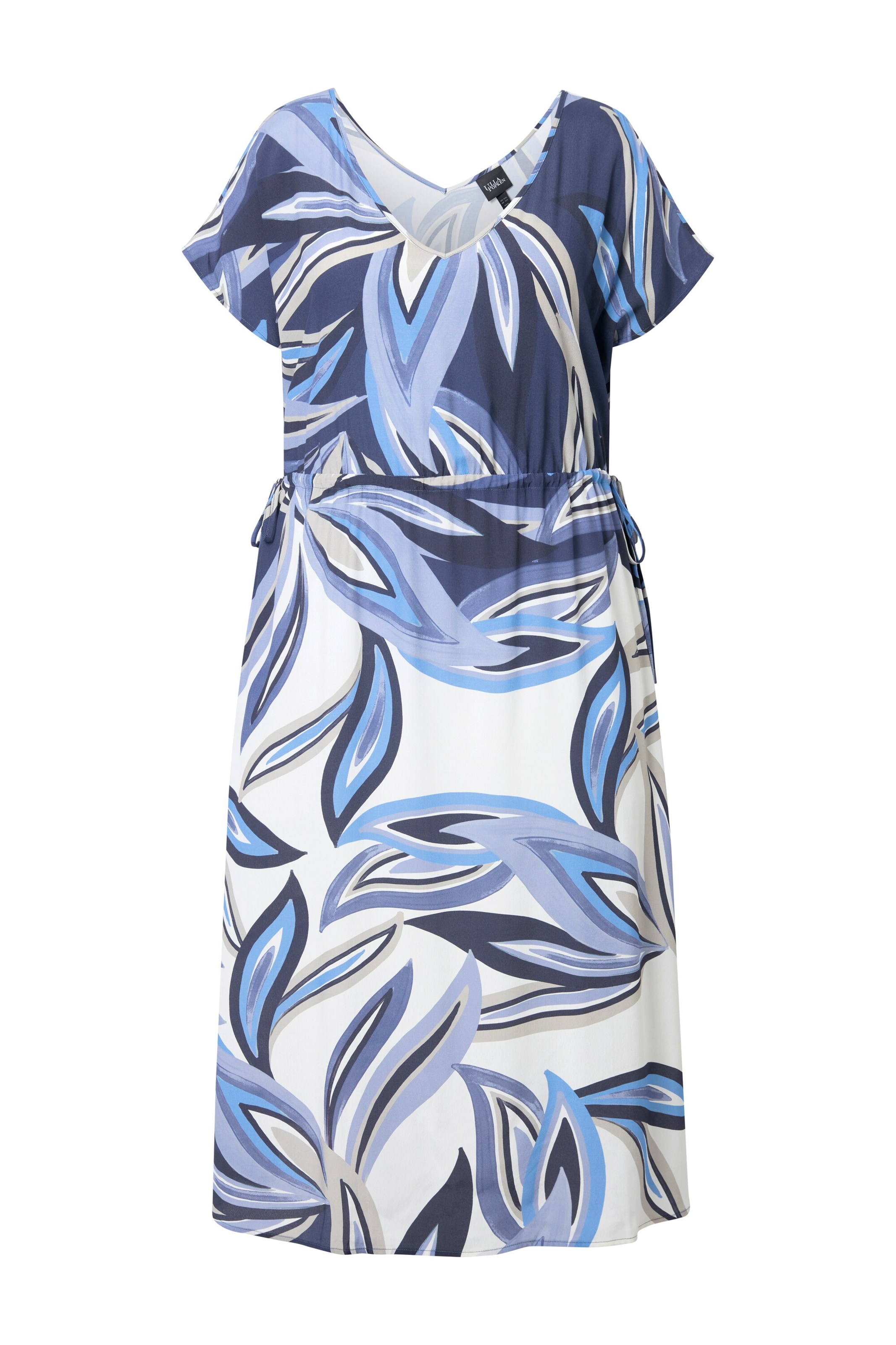 Ulla Popken Jurk in Blauw: voorkant