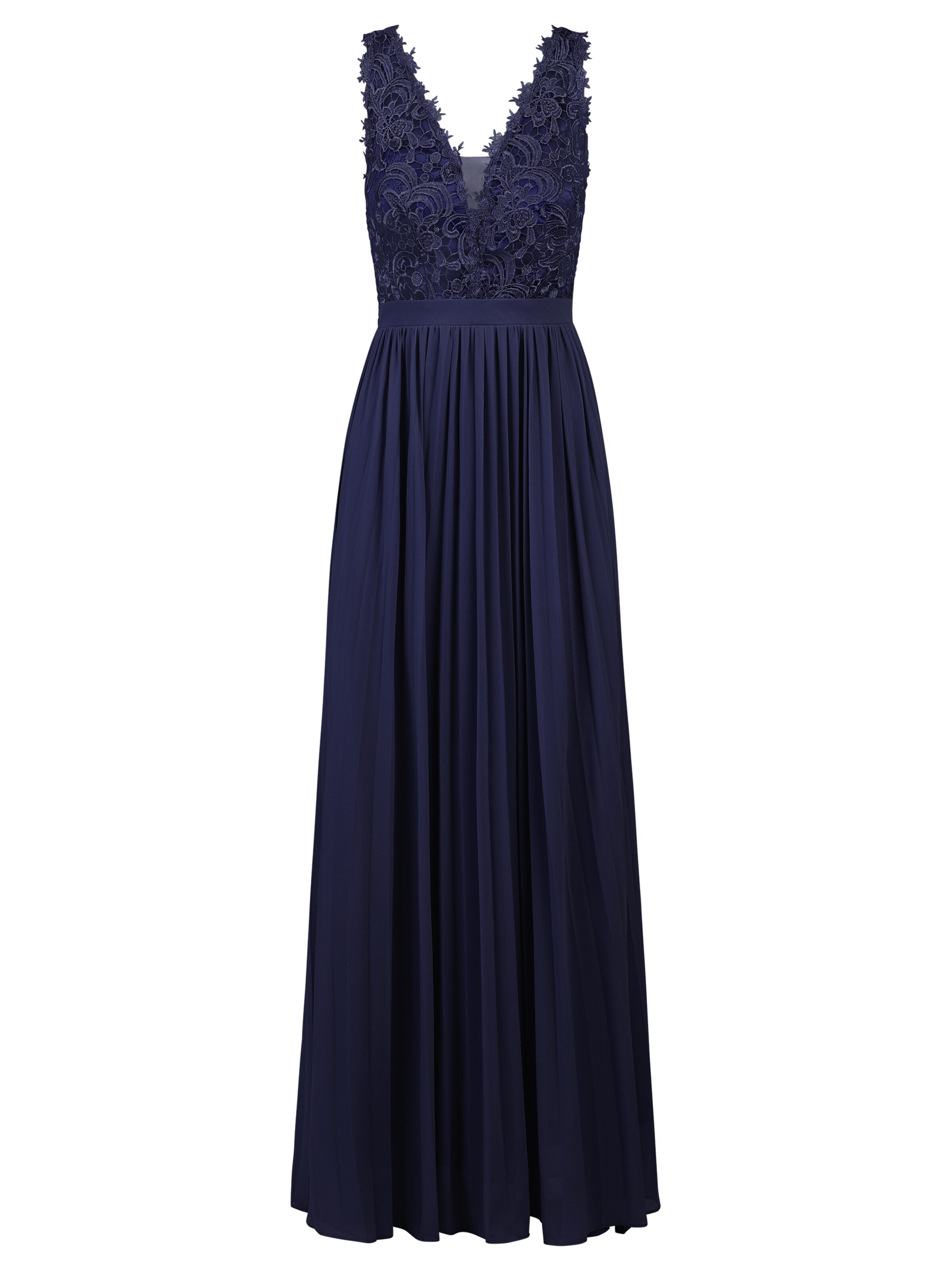 Kraimod - Vestido de noche en azul: frente