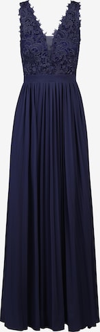 Robe de soirée Kraimod en bleu : devant