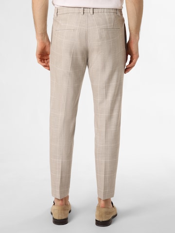 CINQUE Regular Pleat-Front Pants 'Sando' in Beige