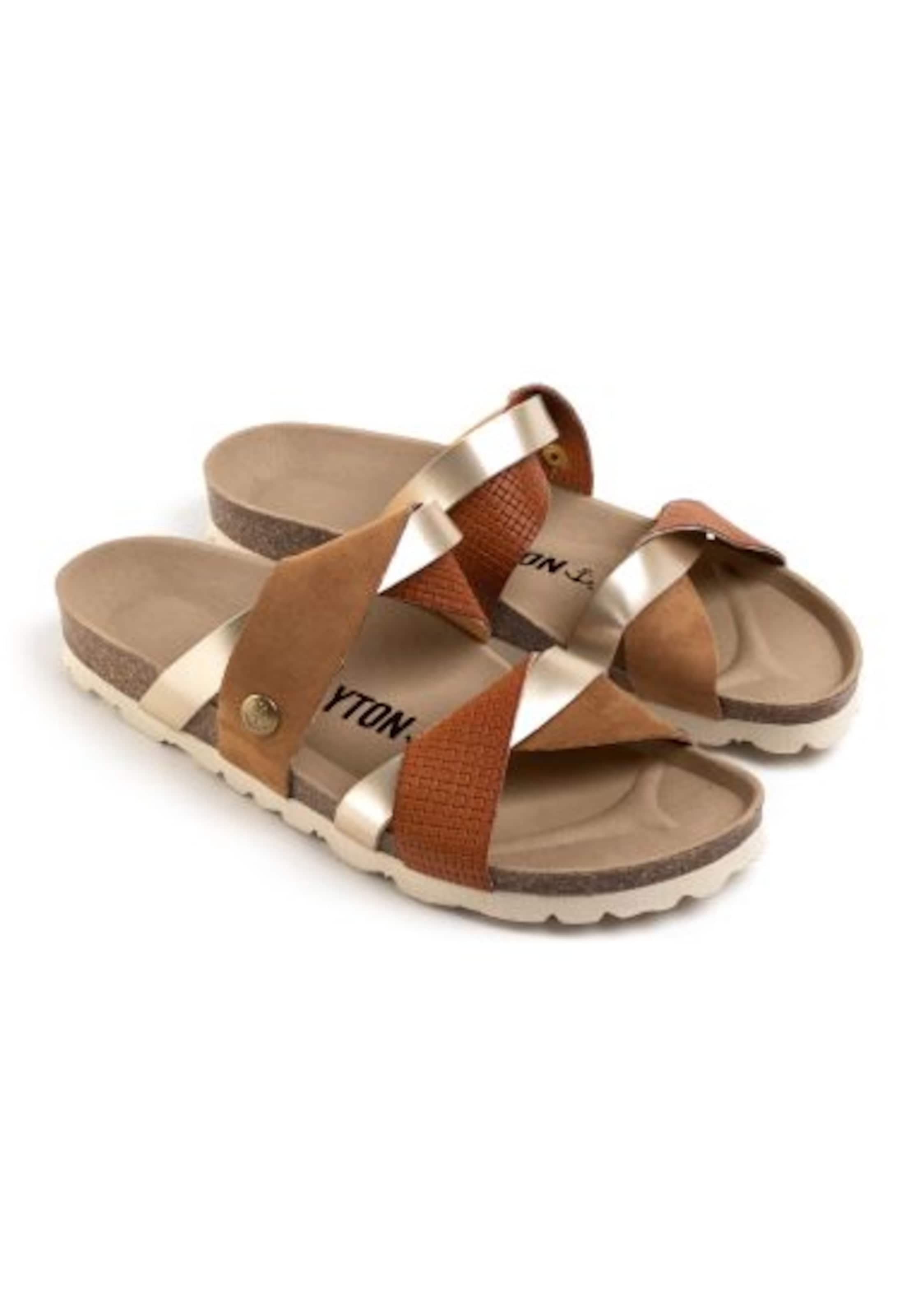 BaytonNatikače s potpeticom 'BIARRITZ' - smeđa boja