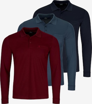 Ragman Shirt 'Basic' in Rot: Vorderseite