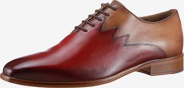 MELVIN & HAMILTON Lace-Up Shoes in Red: front