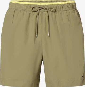 TOMMY HILFIGER Board Shorts in Green: front